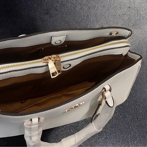Coach White Leather Handbag - Picture 9 of 9
